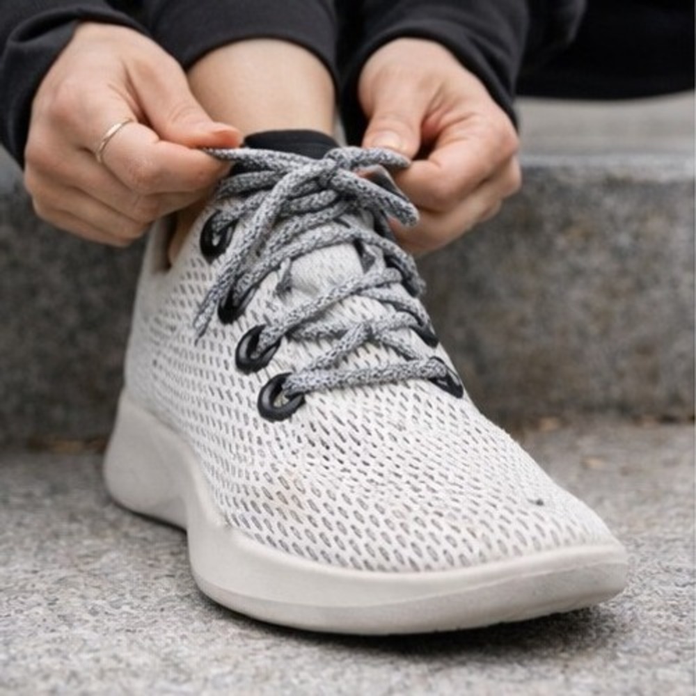 Allbirds Women's Tree Dasher 1 Quartz Light Grey Running Shoes Sneakers W9.5